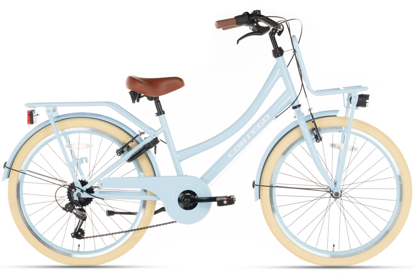 Transporter Meisjesfiets 22 inch - 7 Versnellingen - Blauw