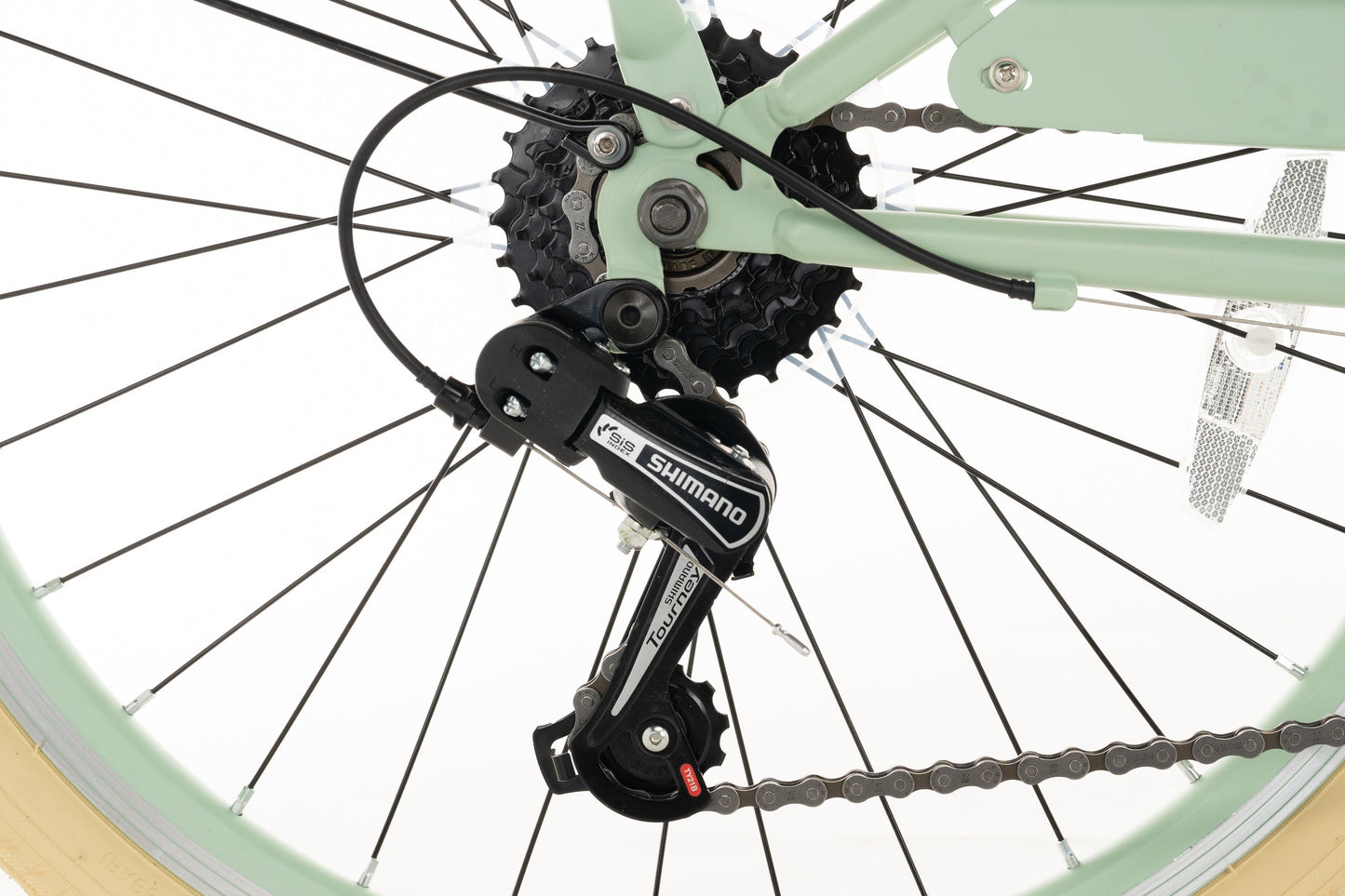 Transporter Meisjesfiets 26 inch - 7 Versnellingen - Groen