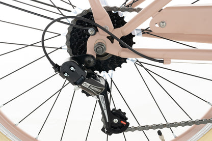 Transporter Meisjesfiets 22 inch - 7 Versnellingen - Zalm