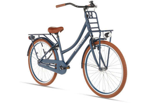 Transporter Meisjesfiets 26 inch Jeans Blauw