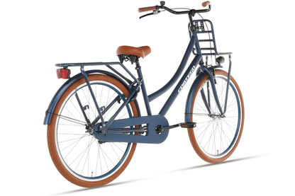 Transporter Meisjesfiets 26 inch Jeans Blauw