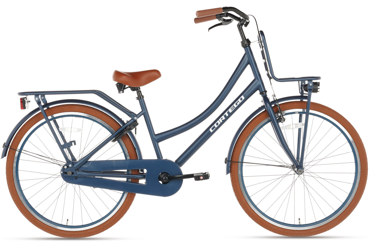 Transporter Meisjesfiets 26 inch Jeans Blauw