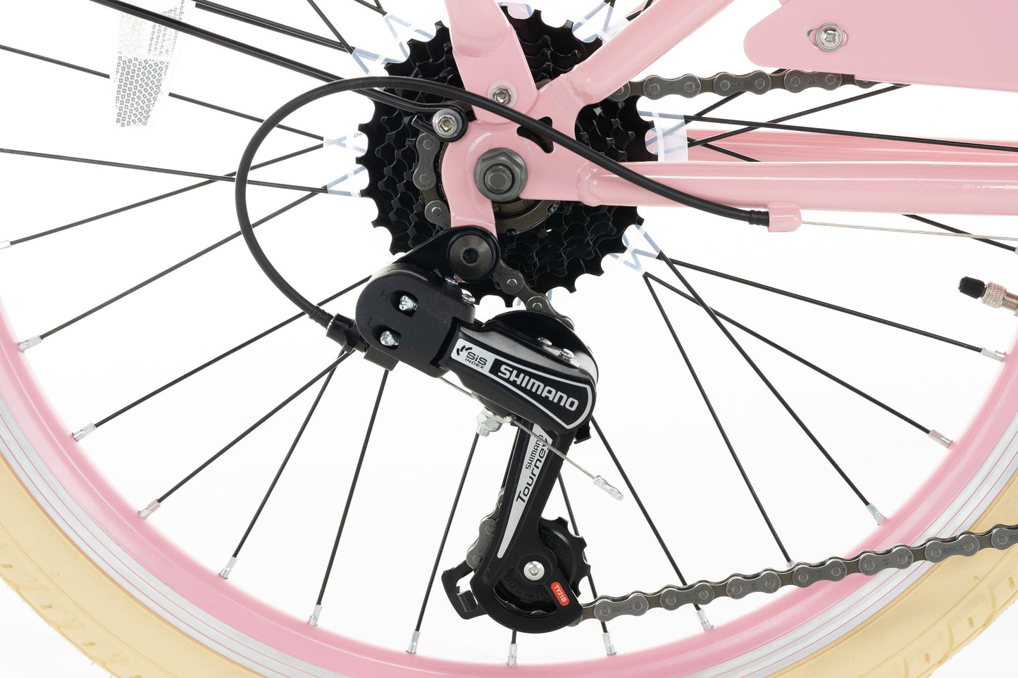 Transporter Meisjesfiets 22 inch - 7 Versnellingen - Roze