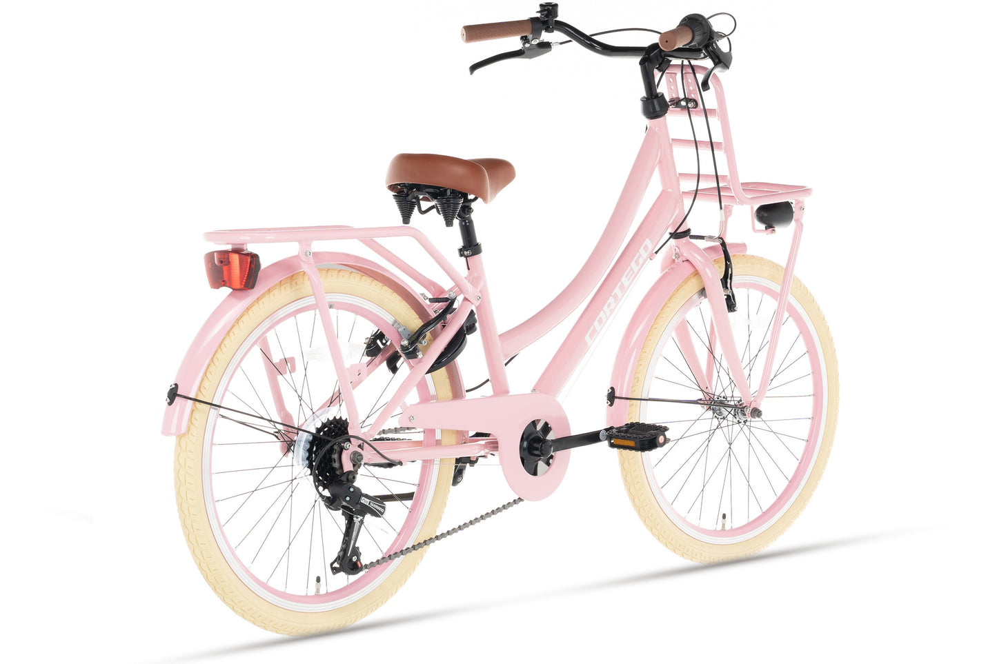 Transporter Meisjesfiets 22 inch - 7 Versnellingen - Roze