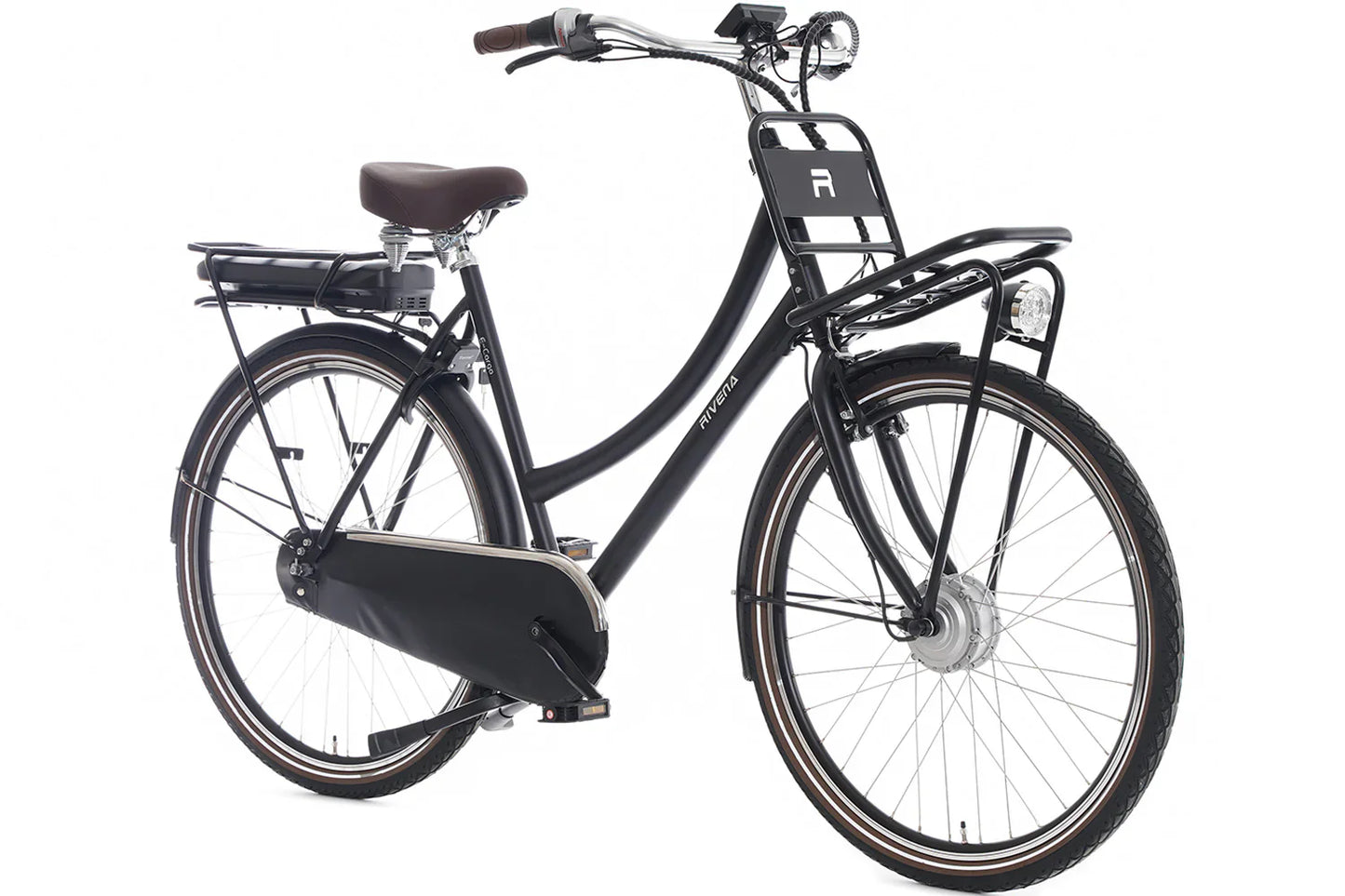 Rivena Cargo N7 Elektrische Transportfiets Zwart