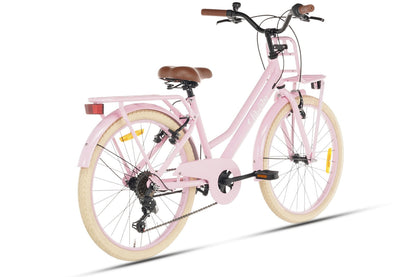 Liberty D7 Meisjesfiets 22 inch - 7 Versnellingen - Roze