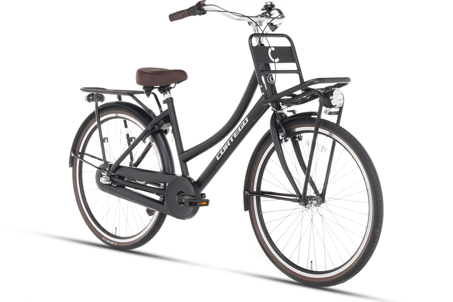 Cargo Meisjesfiets 26 inch - 3 Versnellingen - Mat-Zwart