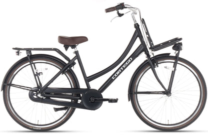 Cargo Meisjesfiets 26 inch - 3 Versnellingen - Mat-Zwart