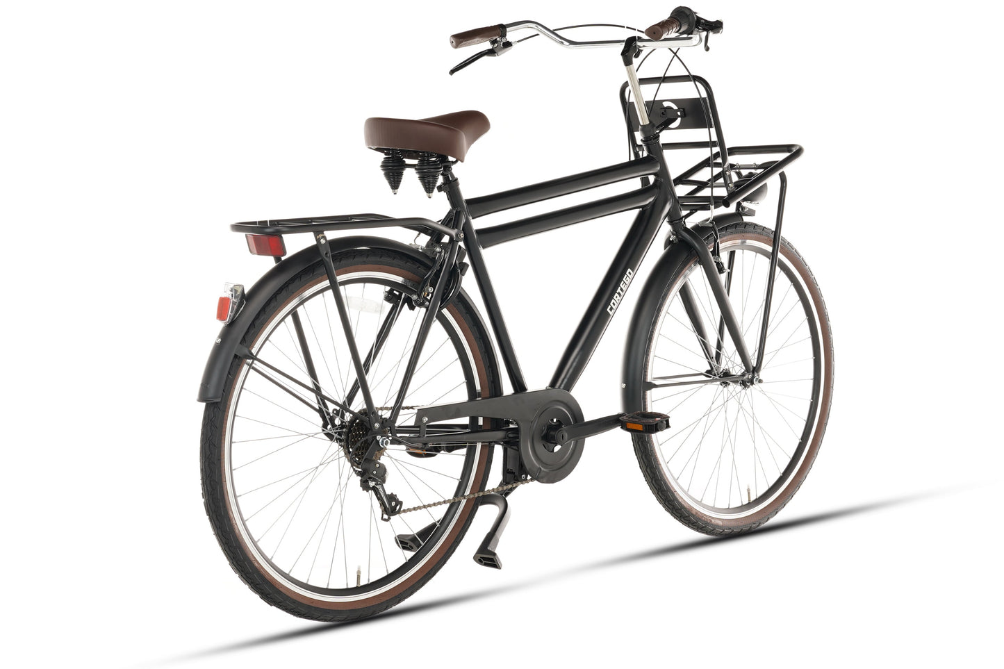 Transporter Herenfiets 7 Versnellingen Mat-Zwart