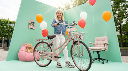 Cargo Meisjesfiets 26 inch - 3 Versnellingen - Groen