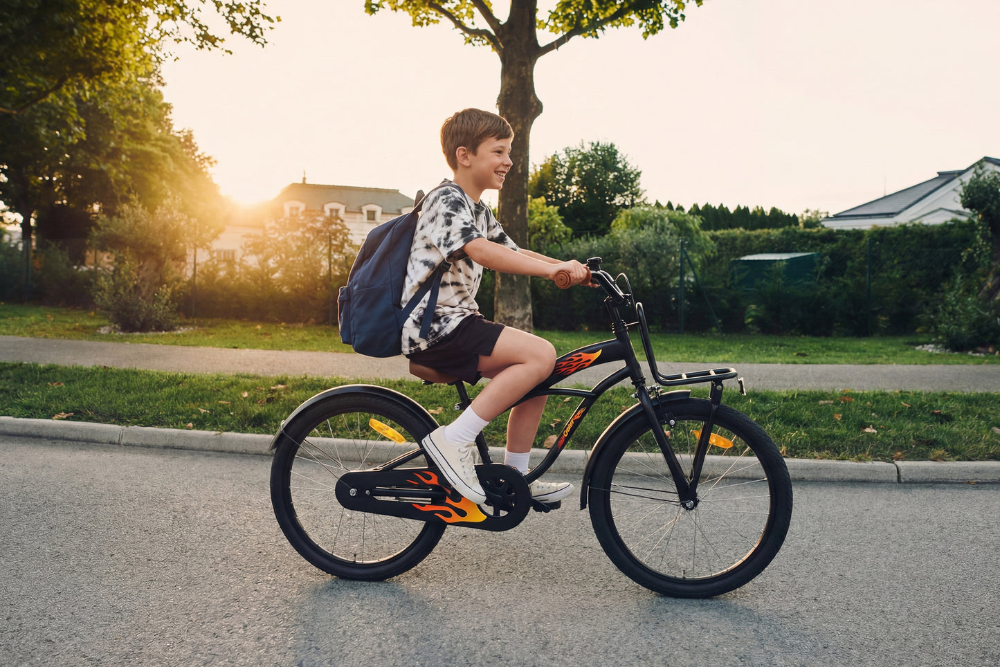 Cruiser Jongensfiets Zwart 20 Inch