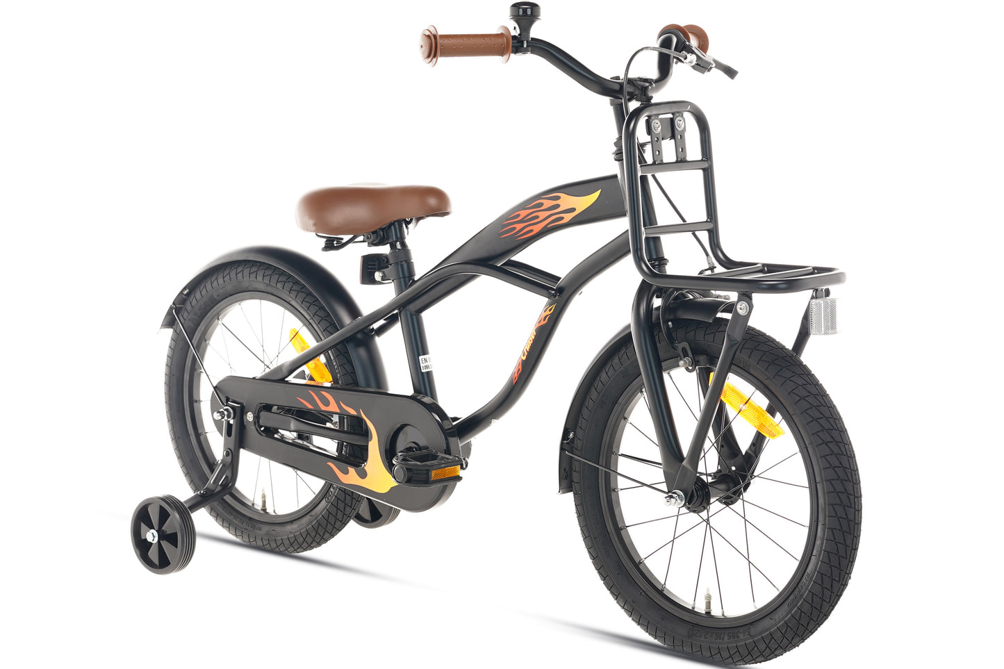 Cruiser Jongensfiets Zwart 16 Inch