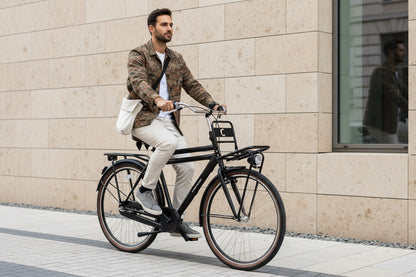 Cargo Herenfiets 3 Versnellingen Mat-Zwart