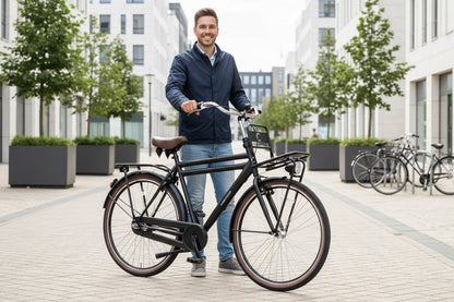 Cargo Herenfiets 3 Versnellingen Mat-Zwart