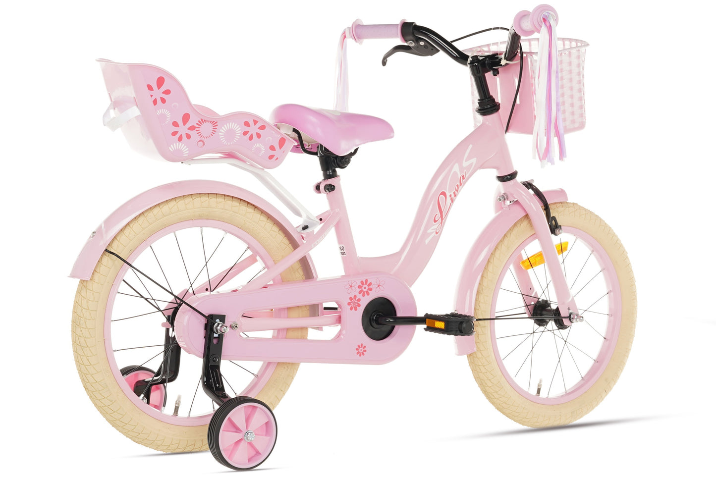 Liva meisjesfiets Roze 14 inch