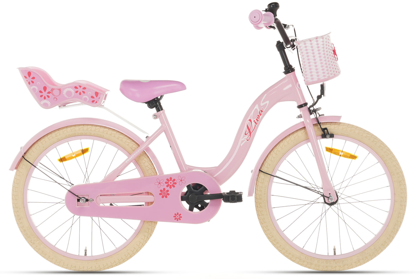 Liva meisjesfiets Roze 20 inch