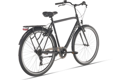 Premium D7 Herenfiets 7 Versnellingen Mat-Zwart