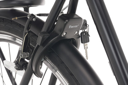 Premium D7 Plus Herenfiets 7 Versnellingen Mat-Zwart