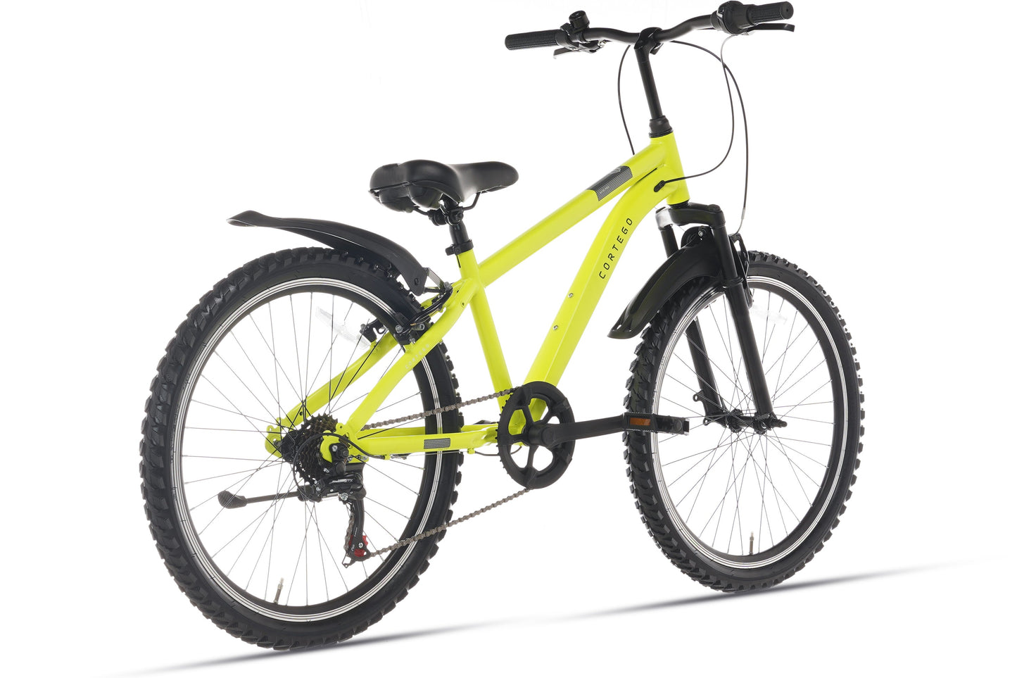 Ranger 7-speed Jongensfiets 24 inch Fluogeel