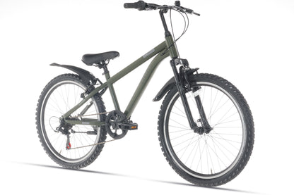 Ranger 7-speed Jongensfiets 24 inch Leger groen