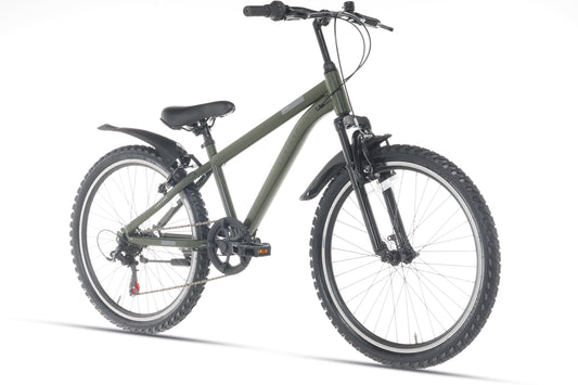 Ranger 7-speed Jongensfiets 26 inch Leger groen