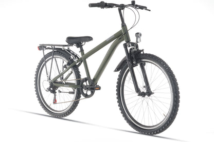 Ranger Plus 7-speed Jongensfiets 26 inch Leger groen