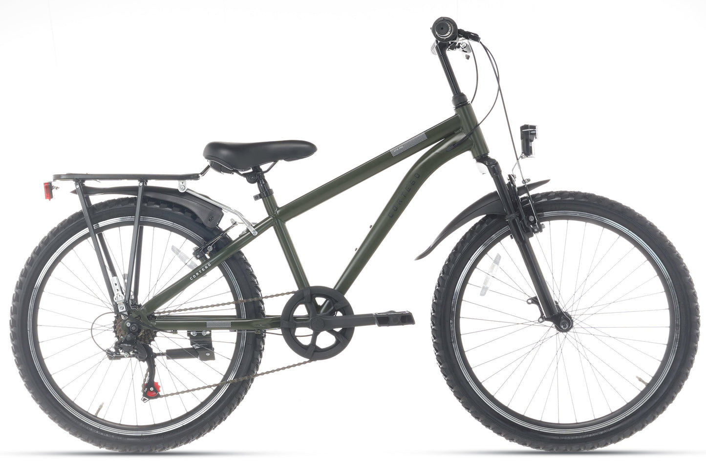 Ranger Plus 7-speed Jongensfiets 26 inch Leger groen