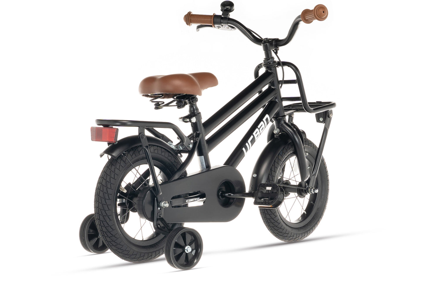 Urban Jongensfiets Mat-Zwart 12 inch