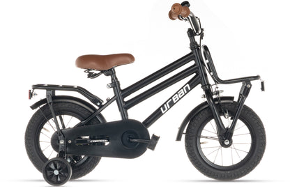 Urban Jongensfiets Mat-Zwart 12 inch