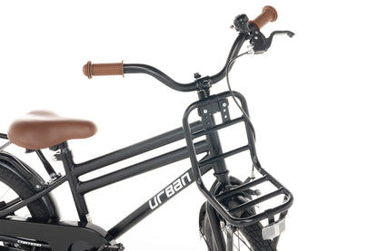 Urban Jongensfiets Mat-Zwart 16 inch