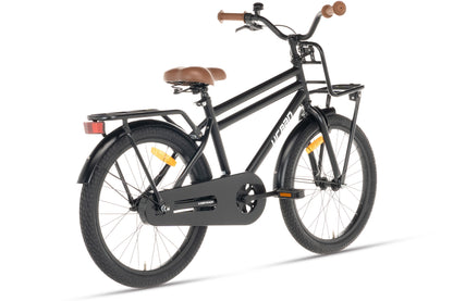 Urban Jongensfiets Mat-Zwart 20 inch