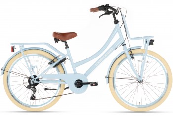 Cortego Transporter Meisjesfiets 22 Inch - 7 Versnellingen - Blauw