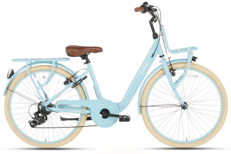 Cortego Excellent Meisjesfiets 26 Inch - 7 Versnellingen - Blauw