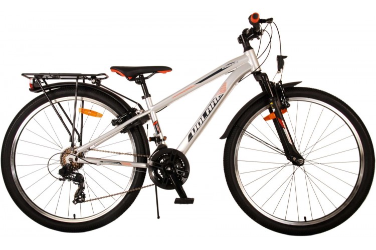 Volare Cross Jongensfiets Zilver 26 Inch - 18 versnellingen