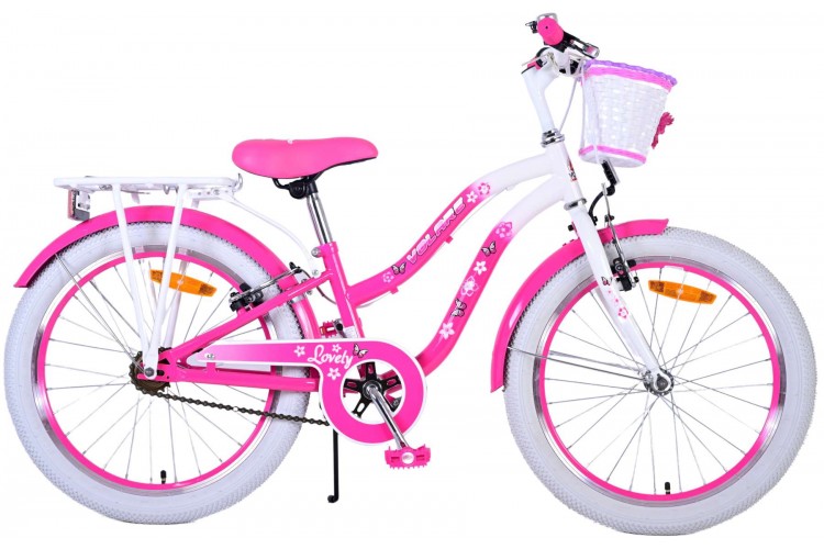Volare Lovely Meisjesfiets Roze 20 Inch Twee handremmen