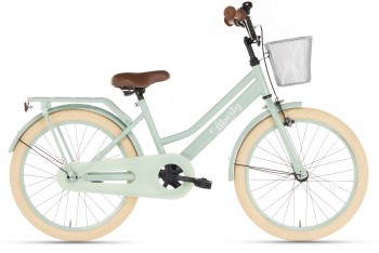 Cortego Liberty Meisjesfiets Groen 22 Inch + Mand