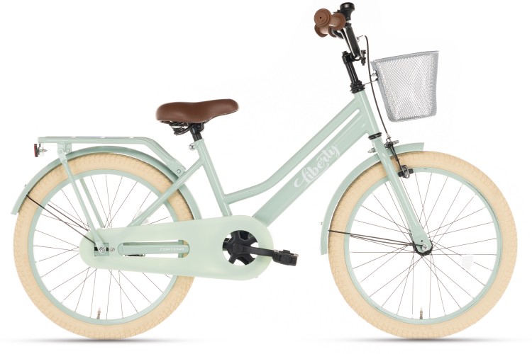 Cortego Liberty Meisjesfiets Groen 22 Inch + Mand