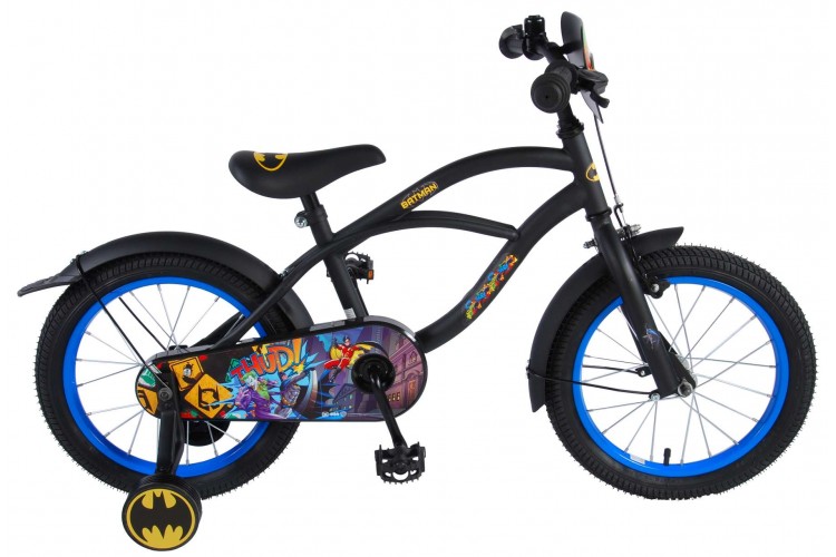 Batman Jongensfiets Zwart 16 inch