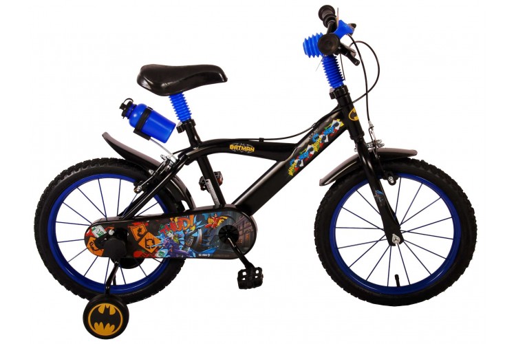 Batman Jongensfiets Zwart 16 inch Twee Handremmen