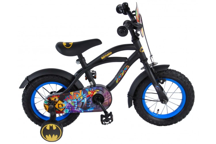 Batman Kinder Jongensfiets 12 inch Zwart