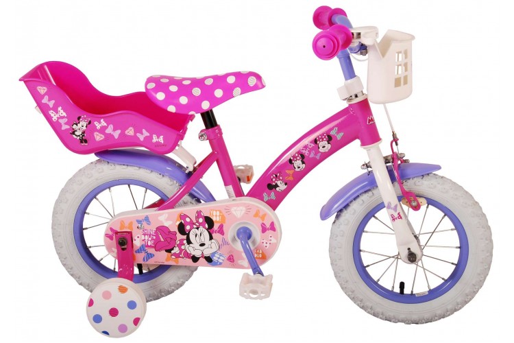 Disney Minnie Cutest Ever! Meisjesfiets 12 inch Roze