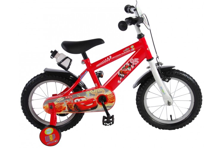 Disney Cars Jongensfiets Rood 14 Inch