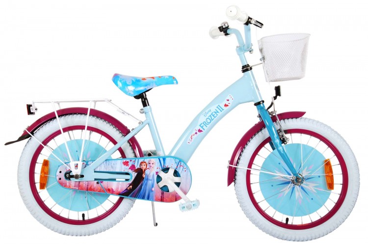 Disney Frozen 2 Meisjesfiets 18 Inch Blauw Paars