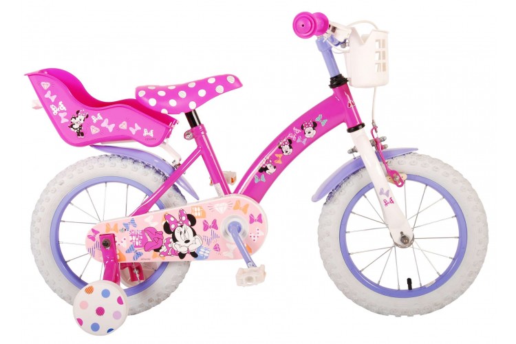 Disney Minnie Cutest Ever! Meisjesfiets 14 Inch Roze