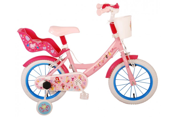 Disney Princess 2 Meisjesfiets 14 Inch Roze Twee Handremmen