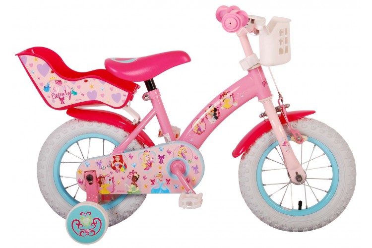 Disney Princess Meisjesfiets 12 Inch Roze
