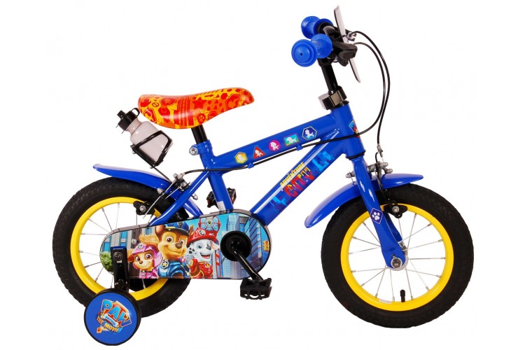 Paw Patrol Jongensfiets 12 inch Blauw Twee Handremmen