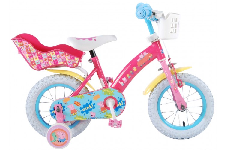 Peppa Pig Meisjesfiets 12 Inch Roze 