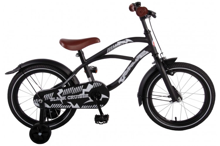 Volare Black Cruiser Jongensfiets Zwart 16 inch