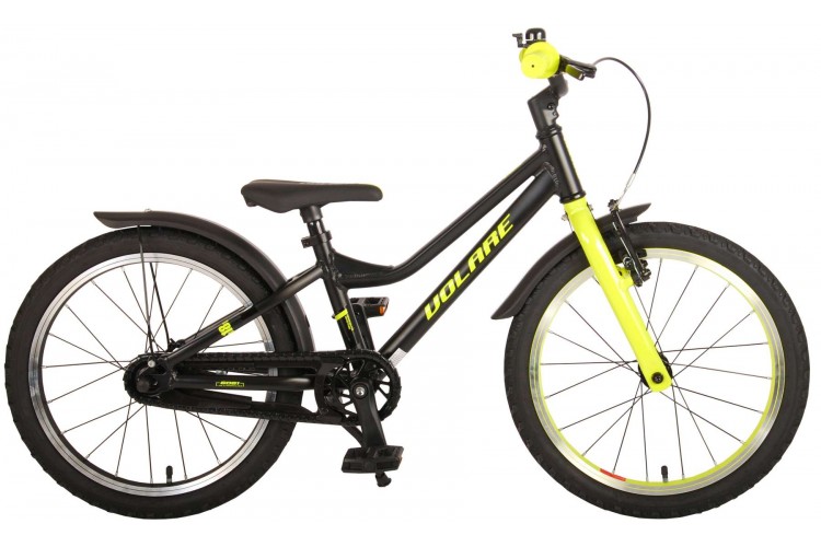 Volare Blaster Jongensfiets Zwart Geel 18 Inch 